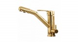 GetWell Grebe 2 karos, 3 utas Konyhai Csap Víztisztítókhoz arany színben