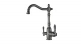 GetWell Heron, 2 karos, 3 utas Konyhai csap víztisztítókhoz Antracit színben