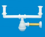 Ghidini mosogatószifon kétágú kivitel