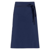 Giblor's MATERA - SÖTÉTKÉK SZÍNŰ derekas kötény zsebbel