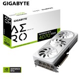 Gigabyte AERO GeForce RTX 4070 SUPER OC 12G NVIDIA 12 GB GDDR6X videókártya