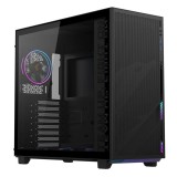 GIGABYTE AORUS C400 Glass Midi Torony Számítógépház + 4db 120mm ARGB ventilátor - Fekete (AC400G)