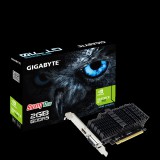 Gigabyte GeForce GT 710 VGA (PCIe 2.0, 2 GB DDR5, 64 bit, HDMI+DVI, passzív hűtő)