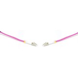 Gigalight optikai patch kábel 4xLC Duplex 0.5m - Rózsaszín (LCU-LCU-OM4-0.5M-D)