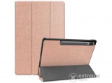 Gigapack aktiv flip, bőr hatású álló tok Samsung Galaxy Tab S7 FE WIFI (SM-T730) készülékhez, rozéarany