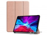 Gigapack álló, bőr hatású aktív flip tok Apple iPAD Pro 12.9 (2018) készülékhez, rozéarany