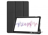 Gigapack álló, bőr hatású aktív flip tok Huawei MediaPad M6 10.8 LTE készülékhez, fekete