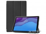 Gigapack álló, bőr hatású aktív flip tok Lenovo Tab M10 HD (TB-X306F) készülékhez, fekete