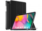 Gigapack álló, bőr hatású, aktív flip tok Samsung Galaxy Tab A7 10.4 (2020)WiFi SM-T500 készülékhez, fekete
