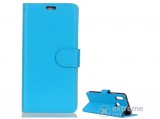 Gigapack álló bőr hatású flip oldalra nyíló tok Huawei Y7 2019 (Y7 Prime 2019) készülékhez, világoskék