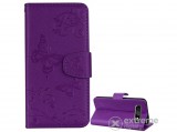 Gigapack álló bőr hatású flip oldalra nyíló tok Samsung Galaxy S10 (SM-G973) készülékhez, lila