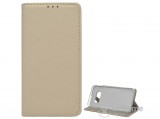 Gigapack álló bőr hatású flip oldalra nyíló tok Samsung Galaxy S10e (SM-G970) készülékhez, arany