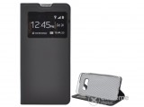 Gigapack álló bőr hatású flip oldalra nyíló tok Samsung Galaxy S10e (SM-G970) készülékhez, fekete