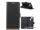 Gigapack álló bőr hatású flip oldalra nyíló tok Xiaomi Redmi 6 készülékhez, fekete