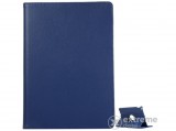 Gigapack álló, bőr hatású flip tok Apple iPAD 10.2 (2019) készülékhez, sötétkék