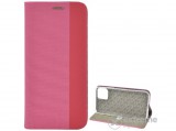 Gigapack álló, bőr hatású flip tok Apple iPhone 12 készülékhez, rózsaszín