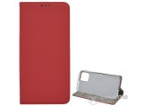Gigapack álló, bőr hatású, flip tok Apple iPhone 12 Pro készülékhez, piros, rombusz mintás