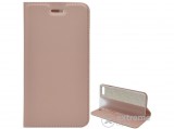 Gigapack álló, bőr hatású, flip tok Apple iPhone 7 4.7 készülékhez, rozéarany