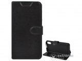 Gigapack álló, bőr hatású flip tok Doogee X55 készülékhez, fekete