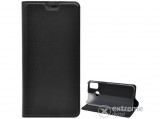 Gigapack álló, bőr hatású flip tok Honor 9X Lite készülékhez, fekete