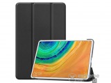 Gigapack álló, bőr hatású flip tok Huawei MatePad Pro LTE (MRX-AL19) készülékhez, fekete