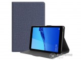 Gigapack álló, bőr hatású flip tok Huawei MatePad T8 LTE készülékhez, kék