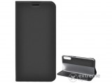 Gigapack álló, bőr hatású flip tok Huawei P Smart Pro (2019) készülékhez, fekete