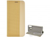 Gigapack álló, bőr hatású, flip tok Huawei P30 Lite (Nova 4e) készülékhez, arany