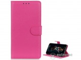 Gigapack álló, bőr hatású flip tok Huawei P40 készülékhez, rózsaszín