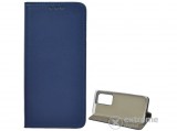 Gigapack álló, bőr hatású flip tok Huawei P40 Pro 5G készülékhez, sötétkék