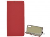 Gigapack álló, bőr hatású flip tok Huawei Y8p készülékhez, piros, rombusz mintás