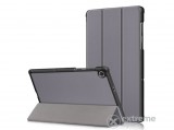 Gigapack álló, bőr hatású flip tok Lenovo Tab M10 Plus (TB-X606F) készülékhez, szürke