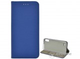 Gigapack álló, bőr hatású flip tok LG K22 készülékhez, sötétkék, rombusz mintás