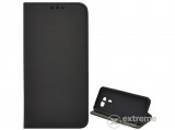 Gigapack álló, bőr hatású flip tok LG K40S (LMX430) készülékhez, fekete, rombusz mintás