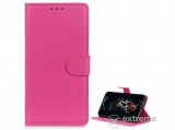 Gigapack álló, bőr hatású flip tok OnePlus 8 Pro 5G készülékhez, rózsaszín