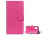 Gigapack álló, bőr hatású flip tok OnePlus 8T készülékhez, rózsaszín