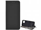 Gigapack álló, bőr hatású flip tok Oppo Reno4 Z 5G készülékhez, fekete, rombusz mintás