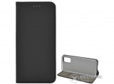 Gigapack álló, bőr hatású flip tok Samsung Galaxy A02s (SM-A025F) készülékhez, fekete, rombusz mintás