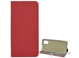 Gigapack álló, bőr hatású flip tok Samsung Galaxy A02s (SM-A025F) készülékhez, piros, rombusz mintás