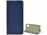 Gigapack álló, bőr hatású flip tok Samsung Galaxy A02s (SM-A025F) készülékhez, sötétkék