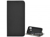 Gigapack álló, bőr hatású flip tok Samsung Galaxy A20e készülékhez, fekete, rombuszmintás