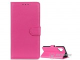 Gigapack álló, bőr hatású flip tok Samsung Galaxy A32 4G (SM-A325) készülékhez, rózsaszín