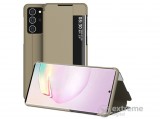 Gigapack álló, bőr hatású flip tok Samsung Galaxy Note 20 (SM-N980F) készülékhez, arany