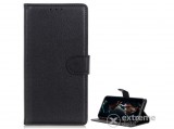 Gigapack álló, bőr hatású flip tok Samsung Galaxy Note 20 (SM-N980F) készülékhez, fekete