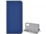Gigapack álló, bőr hatású flip tok Samsung Galaxy Note 20 (SM-N980F) készülékhez, sötétkék, rombusz mintás