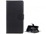 Gigapack álló, bőr hatású flip tok Samsung Galaxy S10 Lite (SM-G770F) készülékhez, fekete