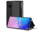 Gigapack álló, bőr hatású flip tok Samsung Galaxy S10 Lite (SM-G770F) készülékhez, fekete