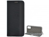 Gigapack álló, bőr hatású flip tok Samsung Galaxy S20 (SM-G980F) készülékhez, fekete