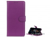 Gigapack álló, bőr hatású flip tok Samsung Galaxy S20 (SM-G980F) készülékhez, lila