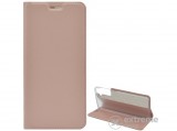 Gigapack álló bőr hatású flip tok Samsung Galaxy S21 Plus (SM-G996) 5G készülékhez, rozéarany